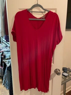 Lilla P Red V-Neck dress